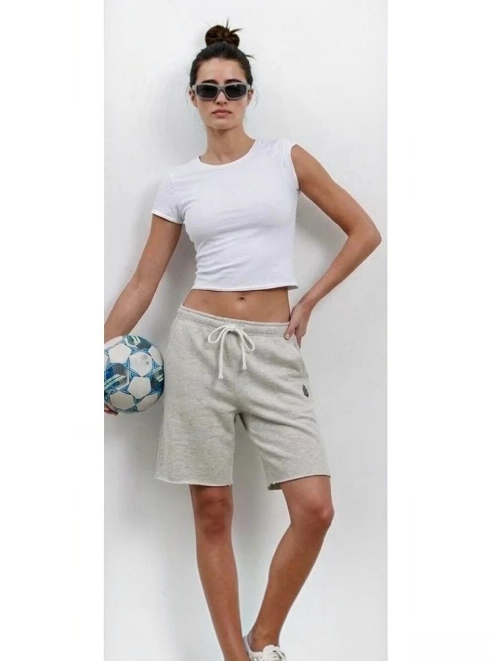 FP Movement For The Win Midi Shorts, S, NWOT, Sporty Travel Lounge Athleisure